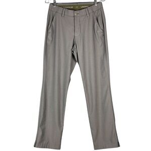 Under Armour Loose Gray 1292462 Match Play Textured Golf Dress Pants Sz 30/30‎